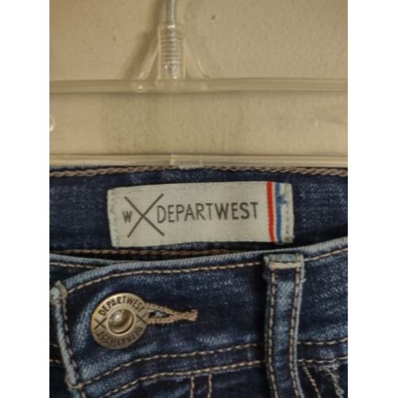 Depart West Trouper  Women's Blue Ankle Jeans Waist is 26 in - Picture 2 of 8